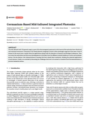 Germanium-Based Mid-Infrared Integrated Photonics