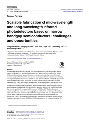 Scalable fabrication of mid-wavelength and long-wavelength infrared photodetectors based on narrow bandgap semiconductors: challenges and opportunities