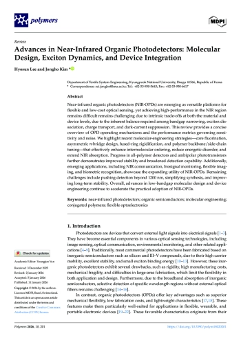 Advances in Near-Infrared Organic Photodetectors: Molecular Design, Exciton Dynamics, and Device Integration