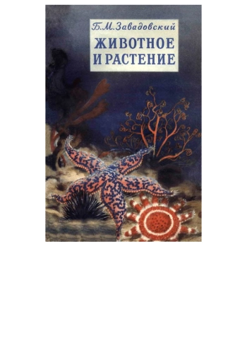 Животное и растение. Маленькое введение в науку о жизни