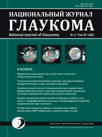НАЦИОНАЛЬНЫЙ ЖУРНАЛ ГЛАУКОМА