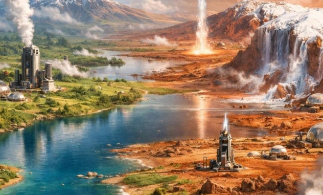 Выброс алюминиевых частиц в атмосферу Марса может нагреть планету на 35 °C за 15 лет